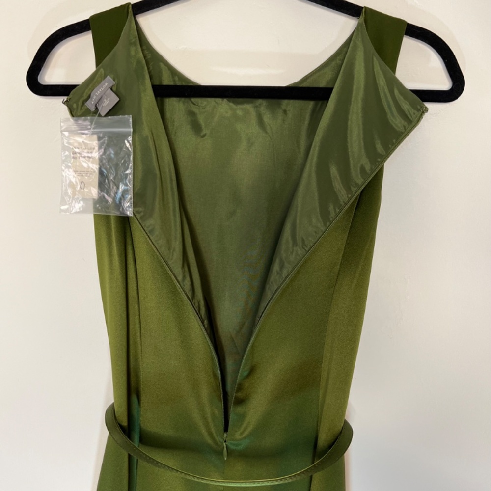 Ann Taylor Green Silk Dress - Picture 6 of 10